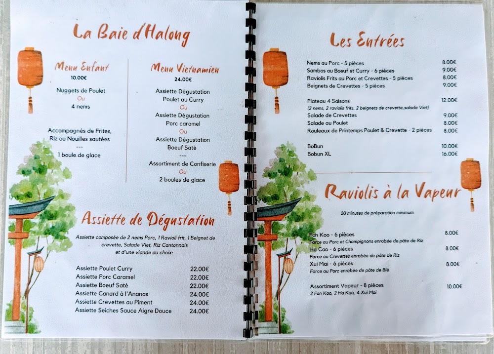 La Baie d'Halong - Menu Image 1
